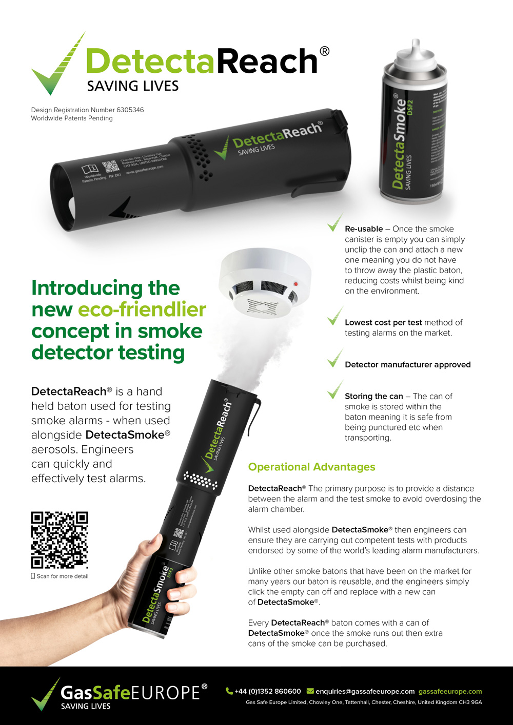 DetectaReach Aerosol Dispenser (DR1) Leaflet